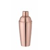 HENDI Cocktail Shaker, BarUp, mit integriertes Sieb, 3-teilig, polierte Ausführung,