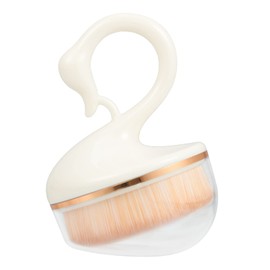 Vaguelly Oval Foundation Brush Portable No Trace Makeup Tool for Liquid Powder Application Includes Protective Case for Dust Storage for Base Coverage and Makeup Artists