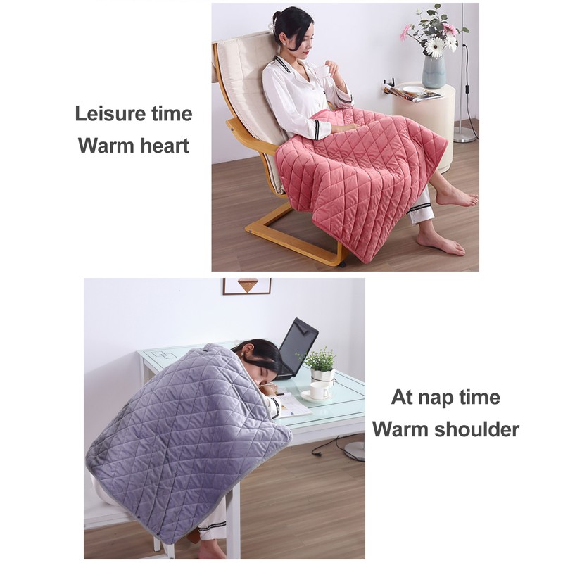 Wearable USB Electric Blanket Heating Blanket with Timing Function 3