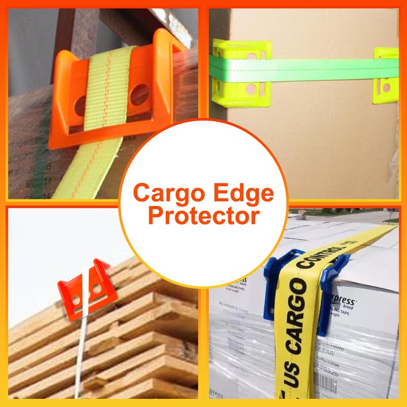 24 Pack Flatbed Edge Protectors with Carrying Case 4" Winch