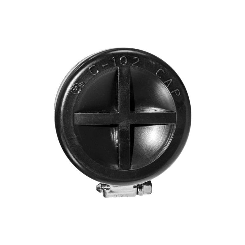 DEKS DACAP2-2"" Joiners Pipe End Cap, Black