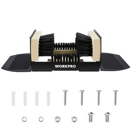 WORKPRO Boot Brush Scraper Outdoor, Shoe Cleaner Brush, Boot Scrubber with Flaps, Heavy Duty Boot Cleaning Brush