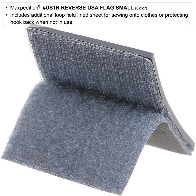 Maxpedition Reverse USA Flag Small (SWAT) Moral Patch