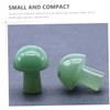 IWOWHERO Set of 20 Small Mushroom Ornaments Crystal Mini Mushrooms