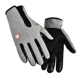 WULI Cycling Gloves Bicycle Gloves Shock Absorbing pad Gloves Non-Slip Gloves Camping, Mountain Climbing, Batting, etc. (Gray, Medium)