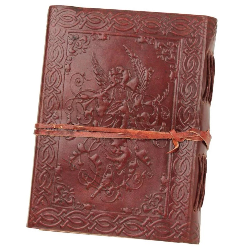 Armory Replicas Celtic Cross Handmade Leather Writing Journal - Embossed