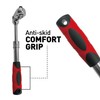 MacWork 1/2-Inch Drive Telescoping Ratchet, 72 Teeth Quick-Release, Reversible Flex