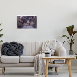 Stupell Industries Wolves Touching Noses Nature Wall Plaque Art, Design by Daniel Smith