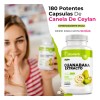 Guanábana Extracto 100% Puro Bioherb 180 Capsulas De 500mg