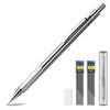 Mechanical Pencil 0.5mm 2B Metal Propelling Pencil with 8 Case