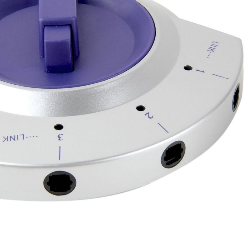 New Digital Audio Optical Fiber Adapter TOSlink 3-Way Switch Splitter