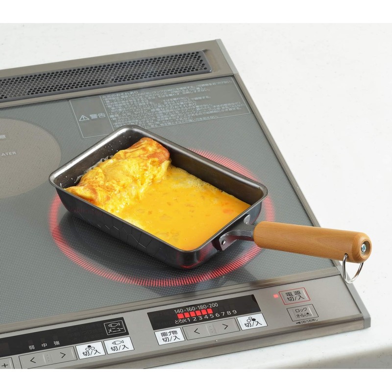 ヨシカワ 木柄 鉄製 玉子焼器 ＮＥＷグルメパワー ギフトラッピング仕様 SJ3166
