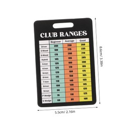 CORHAD 10pcs Golf Scorecards for Accurate Score Tracking and Recording Reusable Design Lightweight and Portable for Golf Players and Competitions