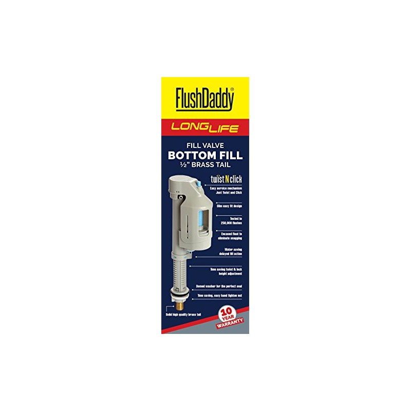 FLUSHDADDY T68 Bottom Entry Long Life Flush Daddy Fill Valve