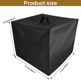 TRINENOX Air Fryer Cover for Ninja AF101 4QT, Fits Instant Pot Vortex 6QT XL & Chefman 4QT, Heavy Duty Heat/Dust Proof Waterproof Cover, 13.79"x10.24"x11.82"H