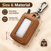 Genuine Leather Key Holder for Car & House Keys –