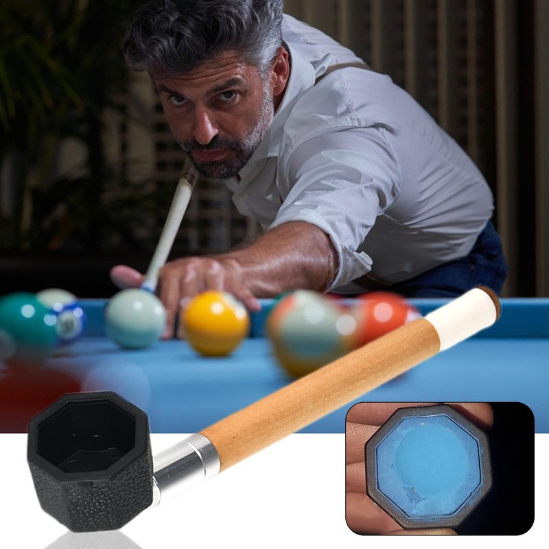 Billiards Chalk Holder Pocket - 2 in 1 Pool Shpaer