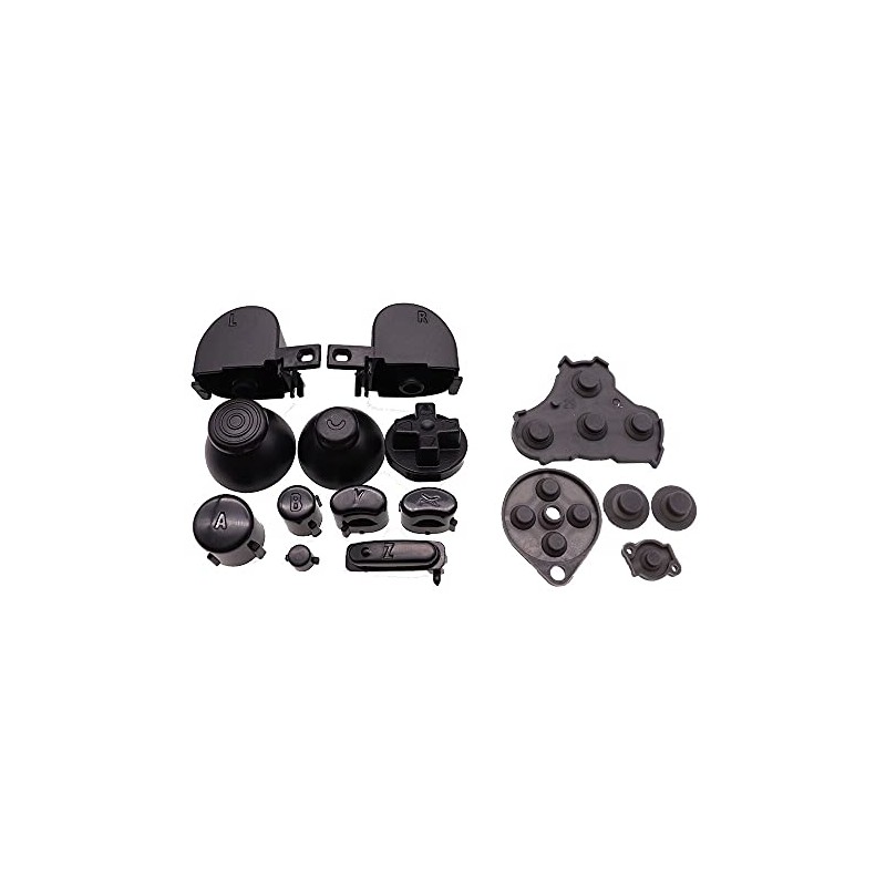 1 Set Colorful Complete Full Button Set with Rubber Conductive
