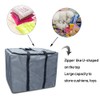 Yolaka Patio Cushion Storage Bag with Zipper Dustproof 420D Outdoor
