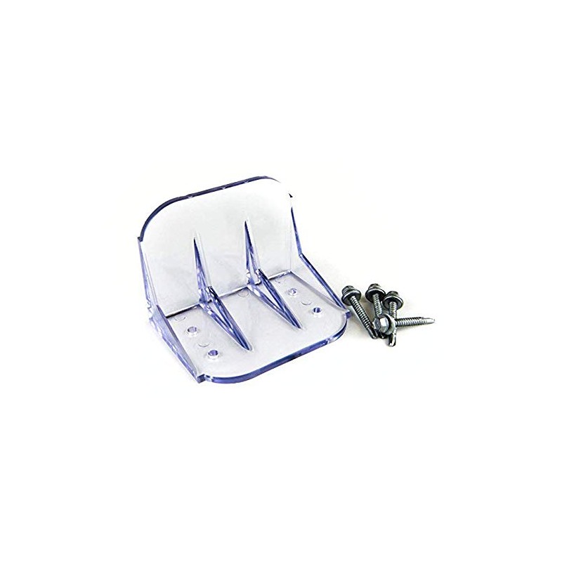 20 Pack Snow Guards for Metal Roofs – Heavy-Duty Polycarbonate