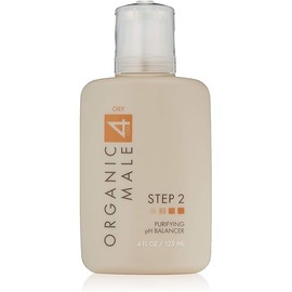 OM4 Oily Step 2 - Purifying pH Balancer, Aftershave & Toner - Balance Oil, Target Breakouts for Men with Oily and Combination Skin