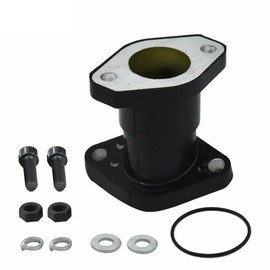 YJGZSVK Carburetor Intake Manifold Boot,Fit for Yamaha Kodiak 400 1993-1998 Moto 4 YFM350ER 1987-1995 Big Bear 350 1987-1998 Joint Adapter with Screw Kit