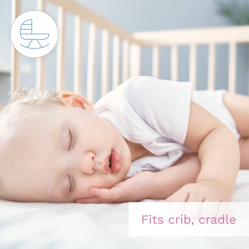 2X Terry Towelling Fitted Sheet for 90 x 40 cm