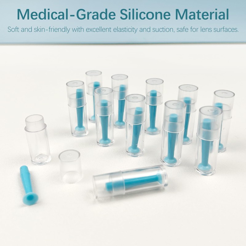 12-Pack Silicone Hard Contact Lens Remover Tools – Hard Scleral