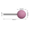 1/4 Inch Shank Ball Shaped Abrasive Mounted Stone Grinding Wheel
