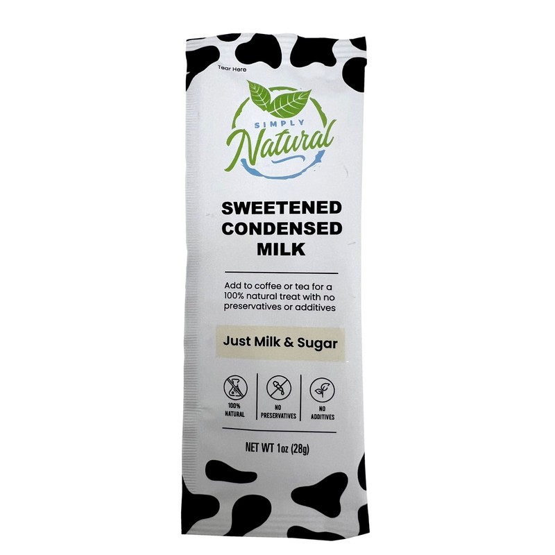Simply Natural Sweetened Condensed Milk Creamer, 12 Single-Serve 28 gram