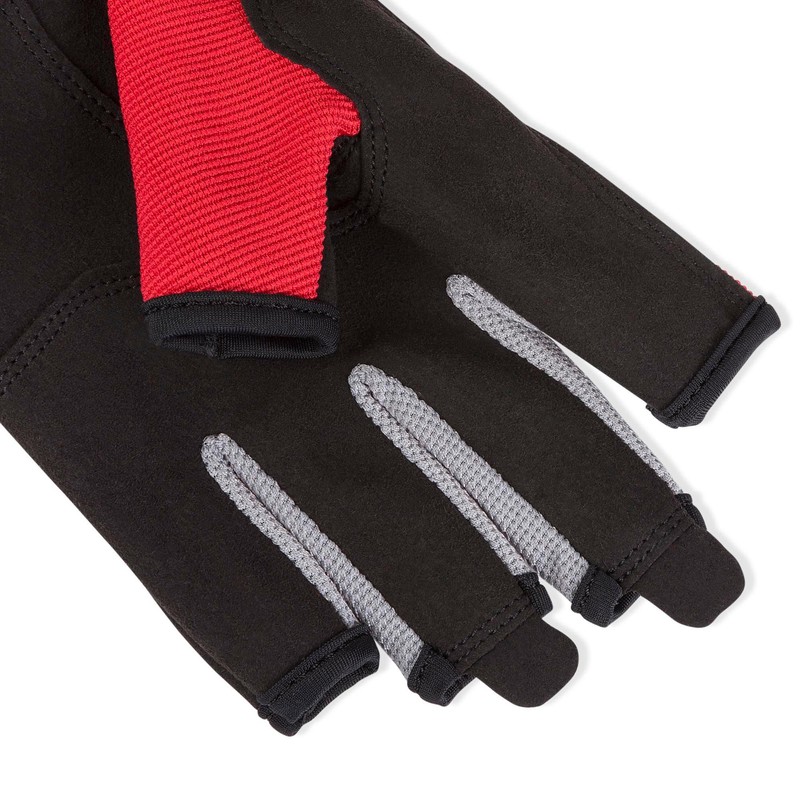 Musto Essential Sailing Short Finger Gloves Red - Unisex -