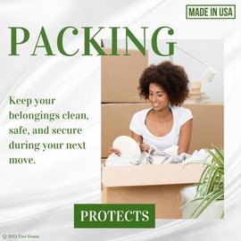 Packing Paper Sheets for Moving - 240 Large Sheets of Newsprint Paper - Must Have in Your Moving Supplies - 31" x 22" - Made in USA