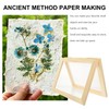 Lurrose Wooden Papermaking Screen and Deckle Wooden Paper Making Frame