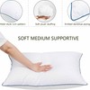 iFaon Thin Flat Soft Bed Pillows Queen Size Set of