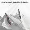 Adjustable Windshield Brackets Fit for Can-Am Spyder F3-T F3-L Windscreen