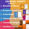 Ground Coffee | Gift Set Sampler Pack Variety Medium, Dark,