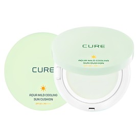 Kim Jeong-moon Aloe La Sense Loe Cure Aqua Mild Cooling Sun Cushion SPF50 PA 25g / 김정문알로에 라 센스 로에 큐어 아쿠아 마일드 쿨링 선쿠션 SPF50 PA 25g