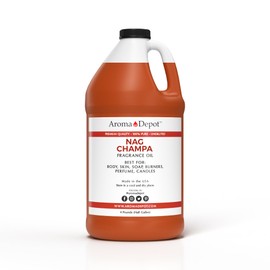 Nag Champa 4lb. / Half Gallon Fragrance Oil I Perfume I Skin Oil I Scented Oil. DIY Projects Such as Candles, Bath Bombs, Body Butters, Creams & Lotions. for Diffuser, Burners, or Warmers.