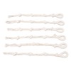 6 Pcs Macrame Plant Hanger Braided Cotton Rope Adjustable Hanging