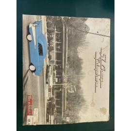 Telemania 57 Chevy Blue Corded Telephone NIB Vintage *some Box Damage*