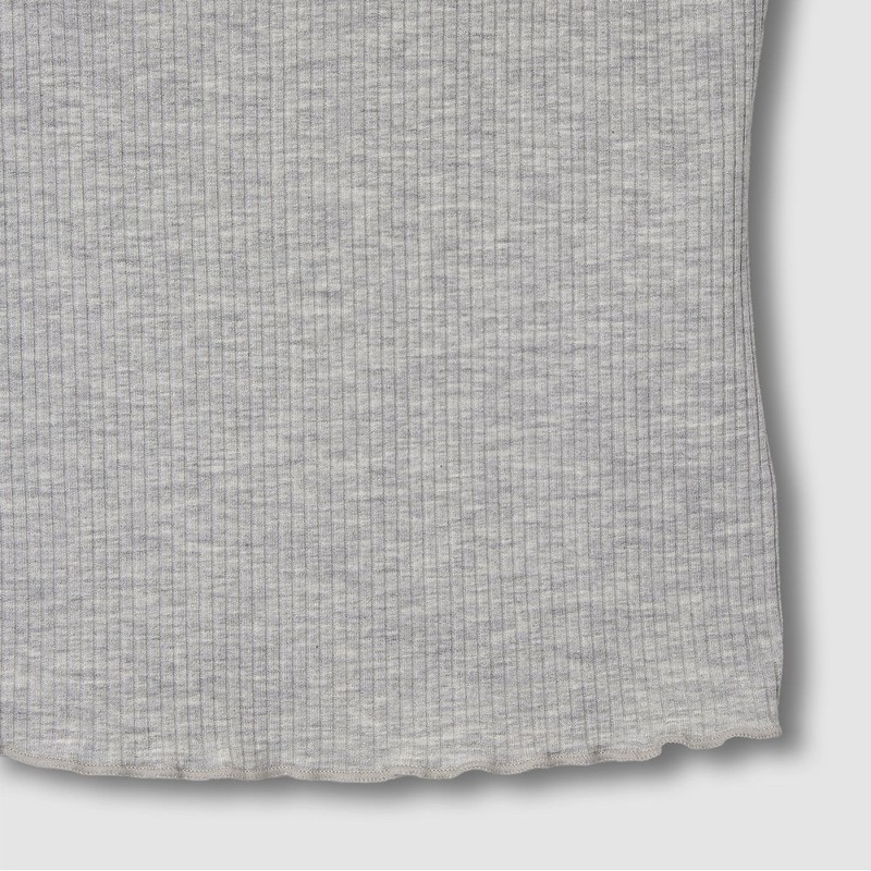 JAJU [JAJU] Women's Cotton Rayon Stretch Bra Camisole_Melange Oatmeal