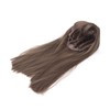 Women Light Brown Wig with Bangs Long Straight Synthetic Realistic