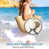 BQSAZHYJ 2Packs Hat Clip for Travel on Bag Beach Style