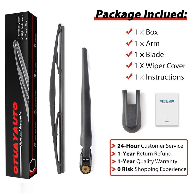 Replacement for Acura RDX 2007-2018, TSX 2011-2014 OTUAYAUTO Rear Windshield