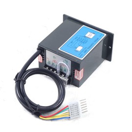 TdiriNar 110V AC Gear Motor Electric Single-Phase Motor, 90 W High Torque Geared Reducer Motor with Speed Controller,0-67RPM Efficient Electric Variable Speed Controller (Reduction Ratio: 1:20)