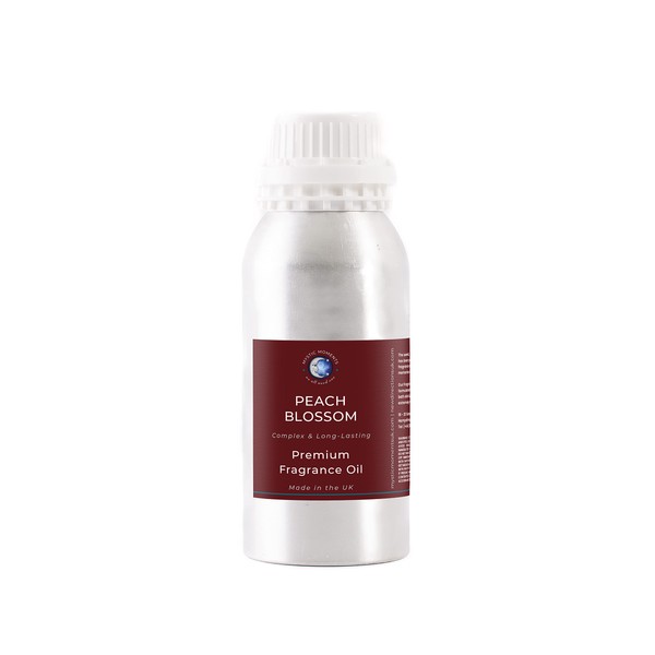 Mystic Moments | Pfirsichblütenduftöl - 500 g - perfekt für Seifen, Kerzen, Badebomben, Ölbrenner, Diffusoren und Haut- und Haarpflegegegenstände