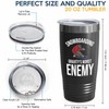 Snowboarding Black Edition Viking Tumbler 20oz - Snowboarding Gravity's worst