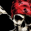 Pirate Flag – Jolly Roger Flag Red Bandana – Funny
