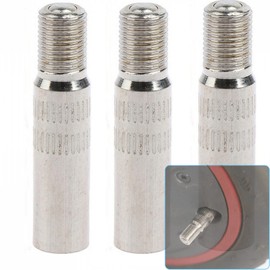 Lveofielygi 3 Pcs Tire Valve Stem Extension 39mm, Wheel Tire Inflation Extension Nozzle Adapter Compatible with Xiaomi M365 Pro Electric Scooter