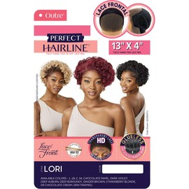 Outre Lace Front Wig - Perfect Hair Line 13X4 - Lori (DARK BROWN 2)